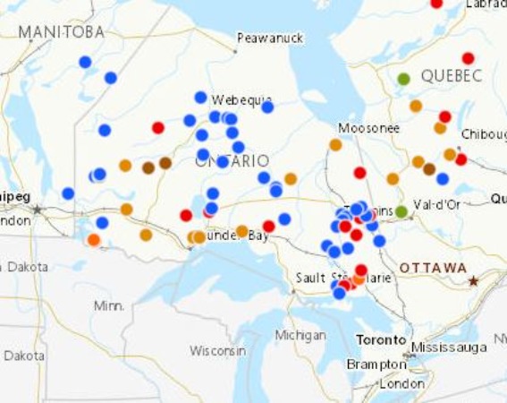 Interactive map of Aboriginal Mining Agreements