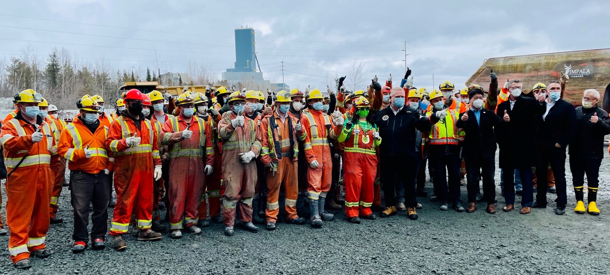 miners at Impala Canada