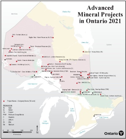Map - Ontario Mining Association